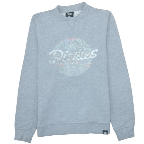 Mens UK Size S Dickies Grey Pullover Sweatshirt