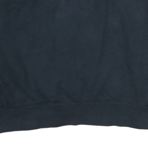 Mens UK Size S Nike Black 1/2 Zip Sweatshirt