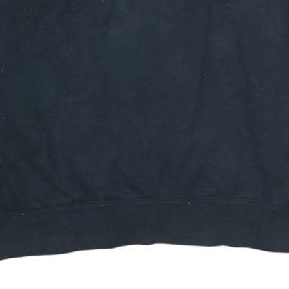 Mens UK Size S Nike Black 1/2 Zip Sweatshirt
