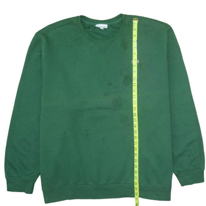 Mens UK Size 2XL Lacoste Green Pullover Sweatshirt