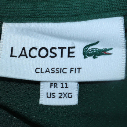 Mens UK Size 2XL Lacoste Green Pullover Sweatshirt