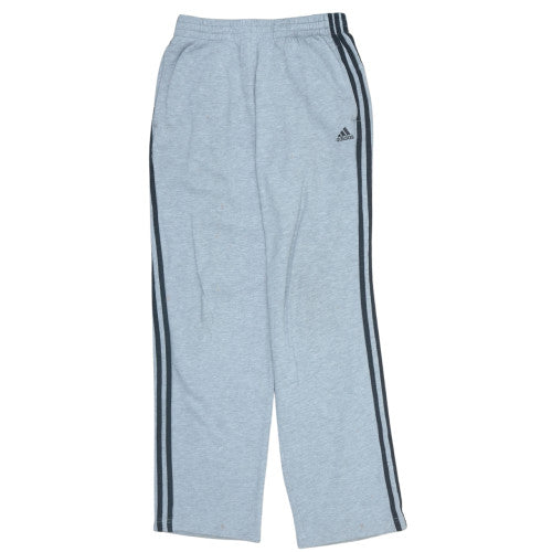 Adidas Men Grey Track Pants Size S Regular Fit Performance Essentials