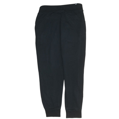 Mens UK Size S PUMA Regular Fit Jogger Black Trousers