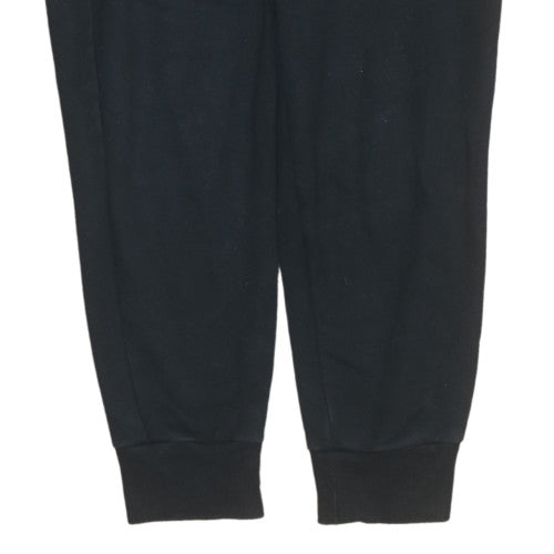 Mens UK Size S PUMA Regular Fit Jogger Black Trousers