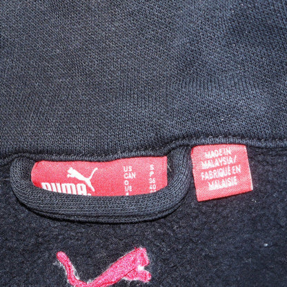 Womens UK Size S PUMA Black Full Zip Sweatshirt