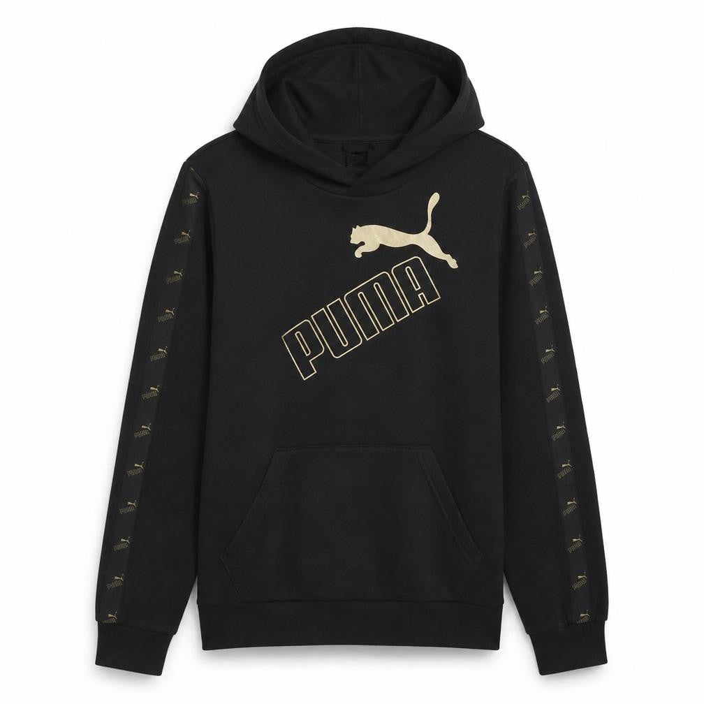 Mens UK Size XS PUMA Black Pullover Hoodie