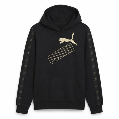 Mens UK Size XS PUMA Black Pullover Hoodie