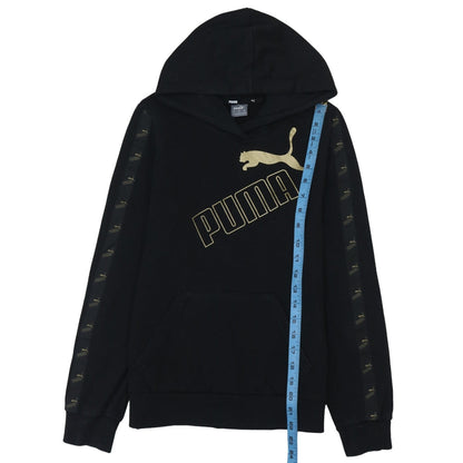 Mens UK Size XS PUMA Black Pullover Hoodie