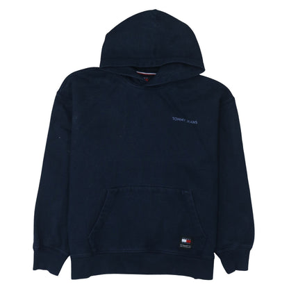 Mens UK Size M Tommy Jeans Blue Pullover Hoodie