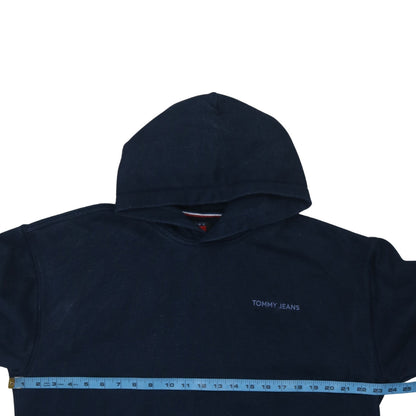 Mens UK Size M Tommy Jeans Blue Pullover Hoodie