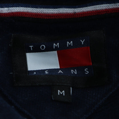 Mens UK Size M Tommy Jeans Blue Pullover Hoodie