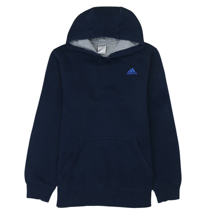 Mens UK Size M adidas Blue Pullover Hoodie
