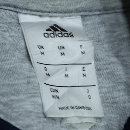 Mens UK Size M adidas Blue Pullover Hoodie