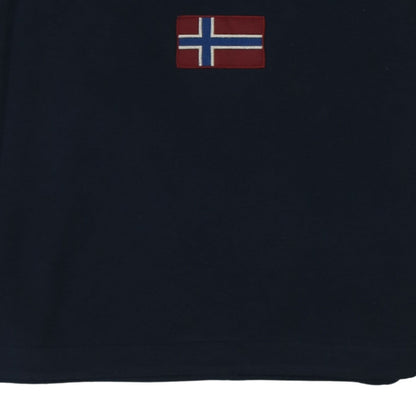 Mens UK Size S Napapijri Blue Pullover Sweatshirt