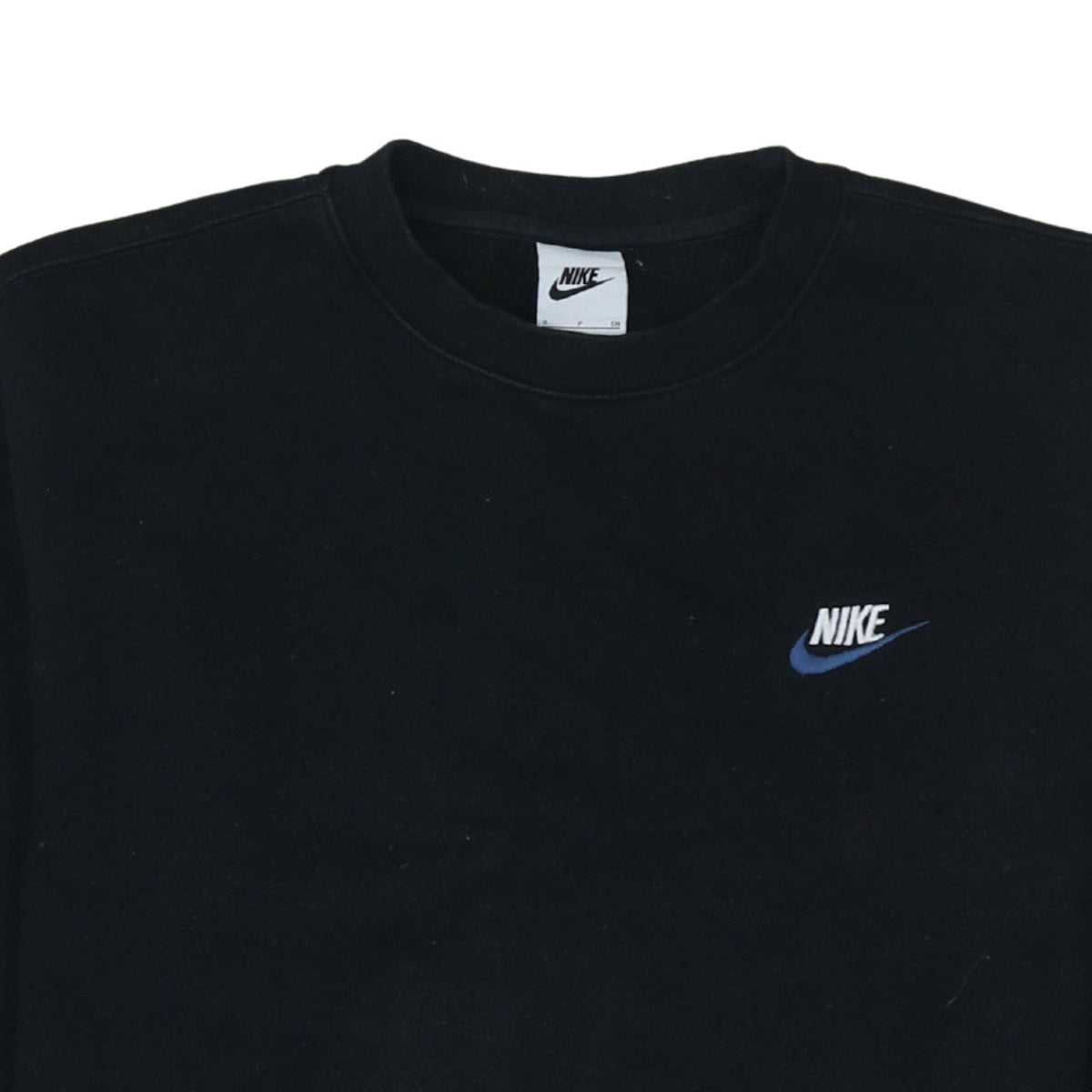 Mens UK Size XS Nike Black Pullover Sweatshirt