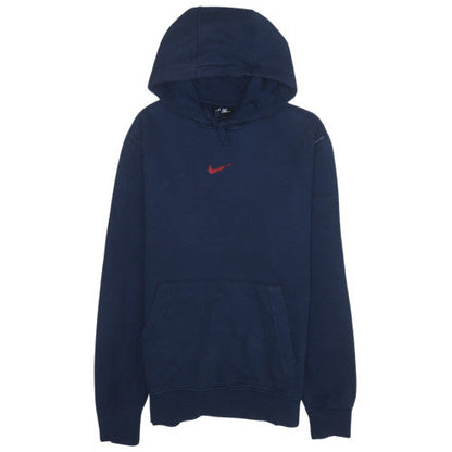 Mens UK Size S Nike Blue Pullover Hoodie