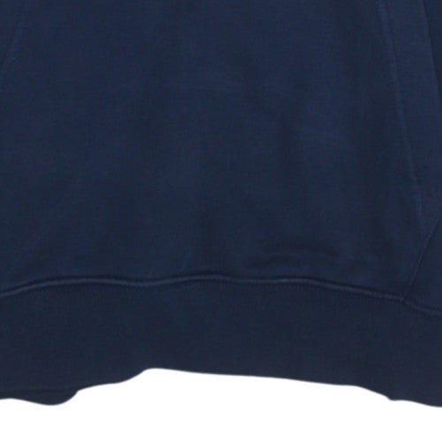 Mens UK Size S Nike Blue Pullover Hoodie