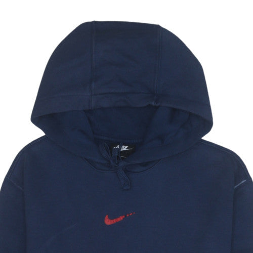 Mens UK Size S Nike Blue Pullover Hoodie