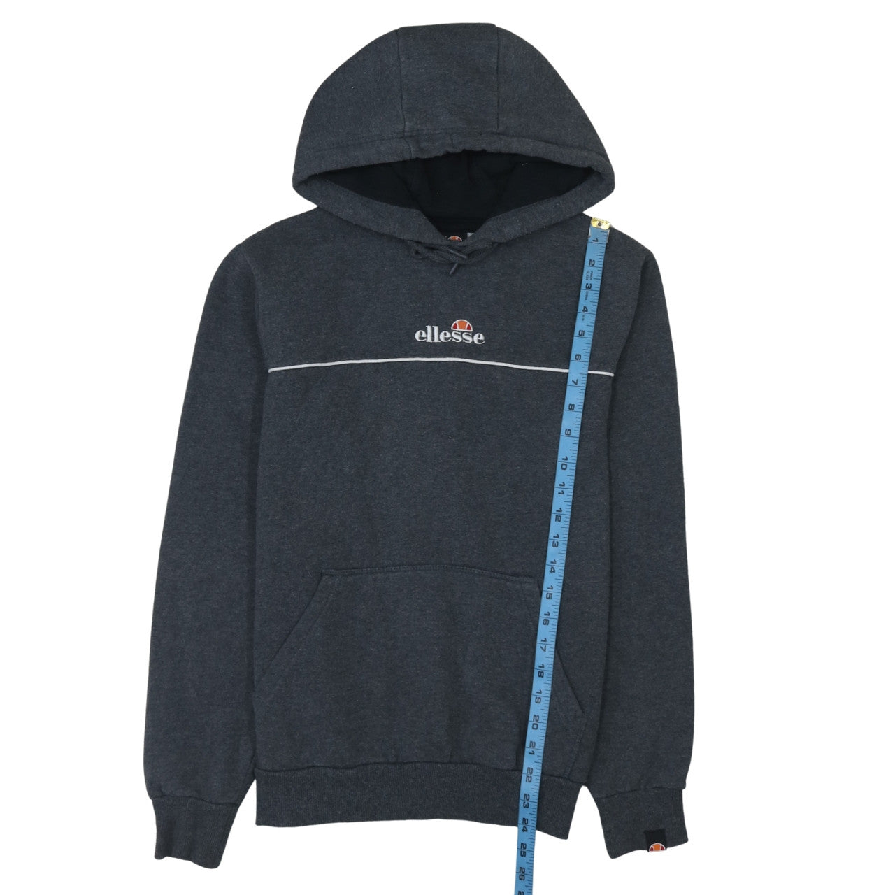 Mens UK Size S ellesse Grey Pullover Hoodie