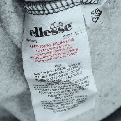 Mens UK Size S ellesse Grey Pullover Hoodie