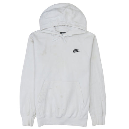Mens UK Size XS Nike White Pullover Hoodie