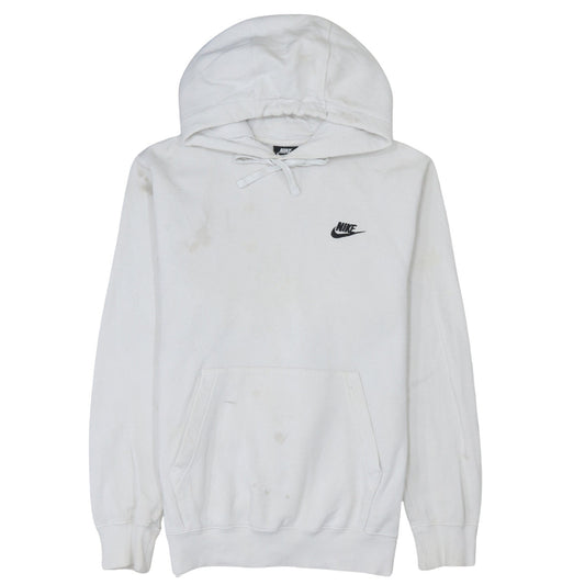 Mens UK Size XS Nike White Pullover Hoodie