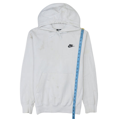 Mens UK Size XS Nike White Pullover Hoodie