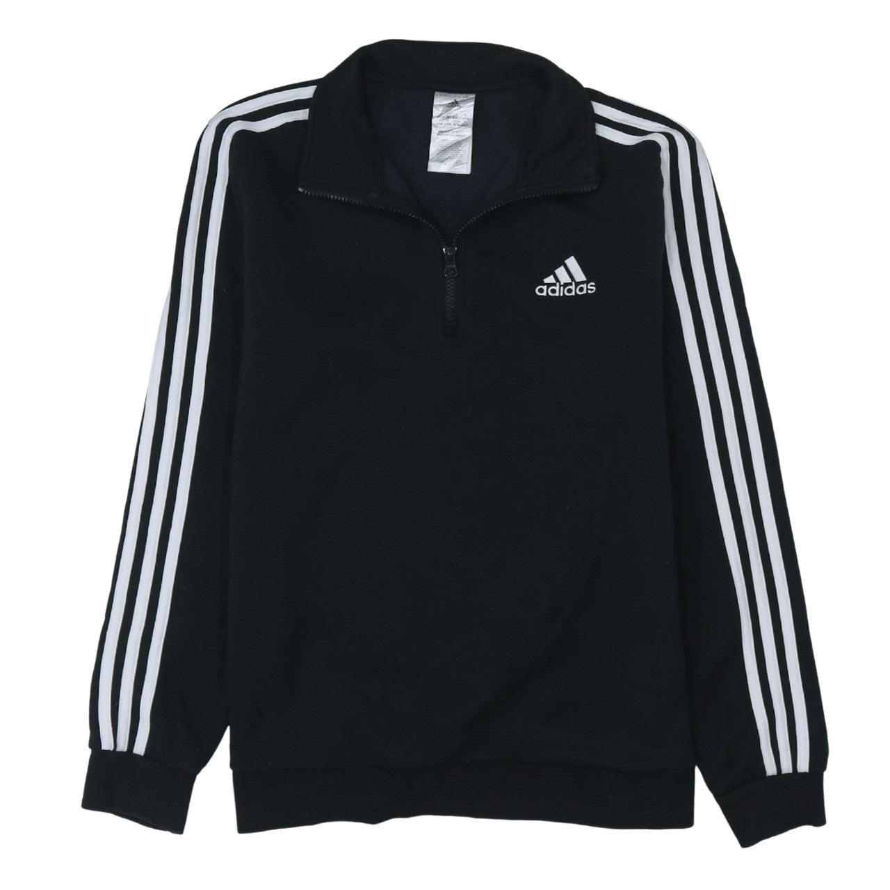 Womens UK Size 12-14 adidas Black Pullover Sweatshirt