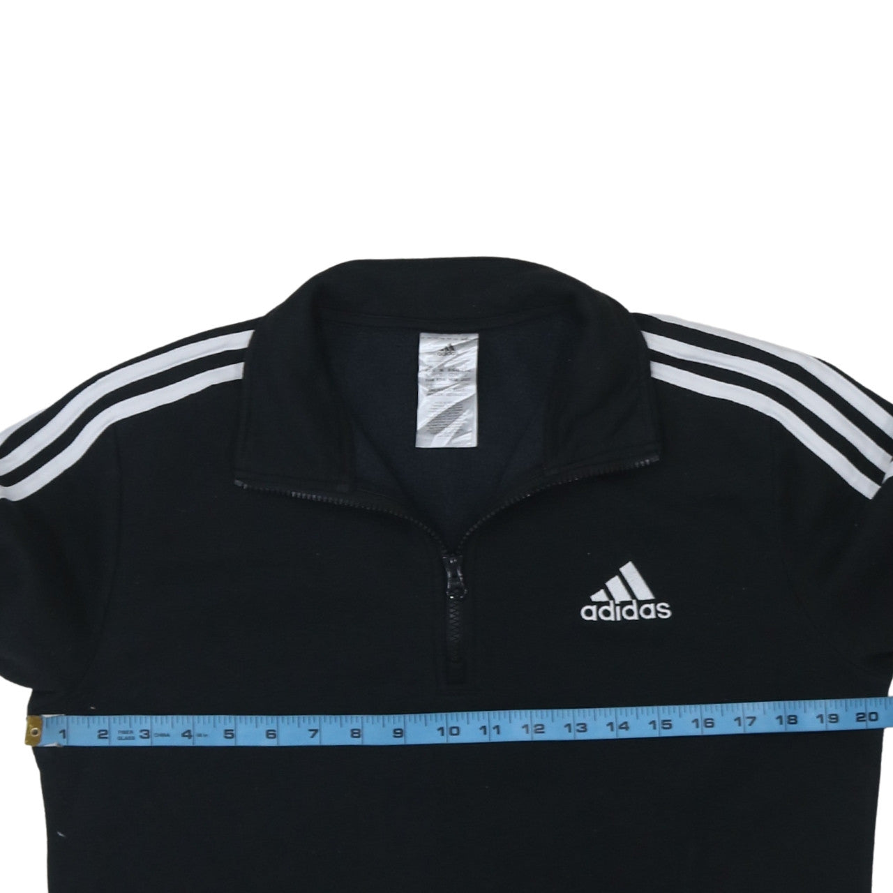 Womens UK Size 12-14 adidas Black Pullover Sweatshirt