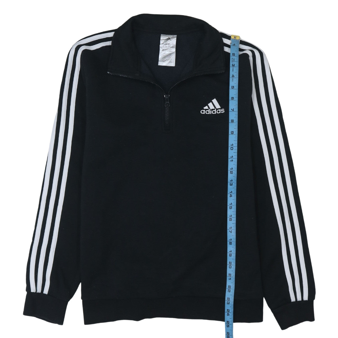 Womens UK Size 12-14 adidas Black Pullover Sweatshirt