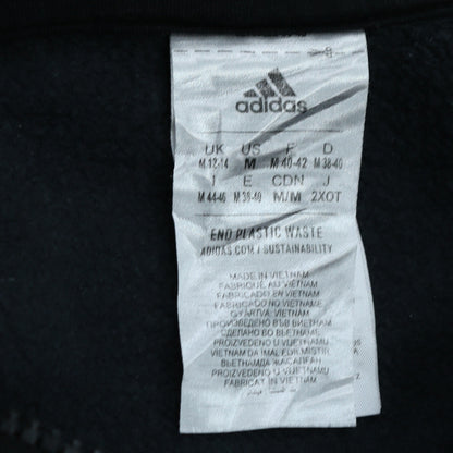 Womens UK Size 12-14 adidas Black Pullover Sweatshirt