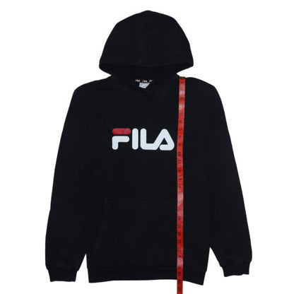 Boys UK Size 15-16 Years FILA Black Pullover Hoodie