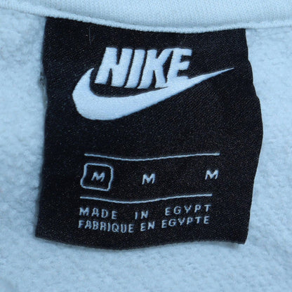 Mens UK Size M Nike White Pullover Hoodie