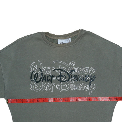 Womens UK Size 2XS Disney Grey Pullover Sweatshirt