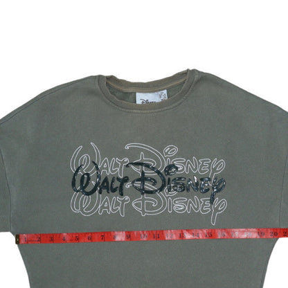 Womens UK Size 2XS Disney Grey Pullover Sweatshirt