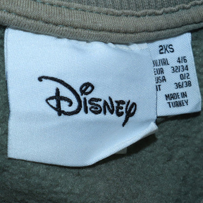 Womens UK Size 2XS Disney Grey Pullover Sweatshirt