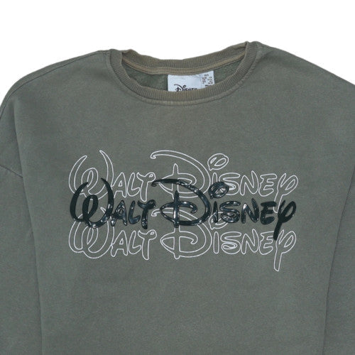 Womens UK Size 2XS Disney Grey Pullover Sweatshirt