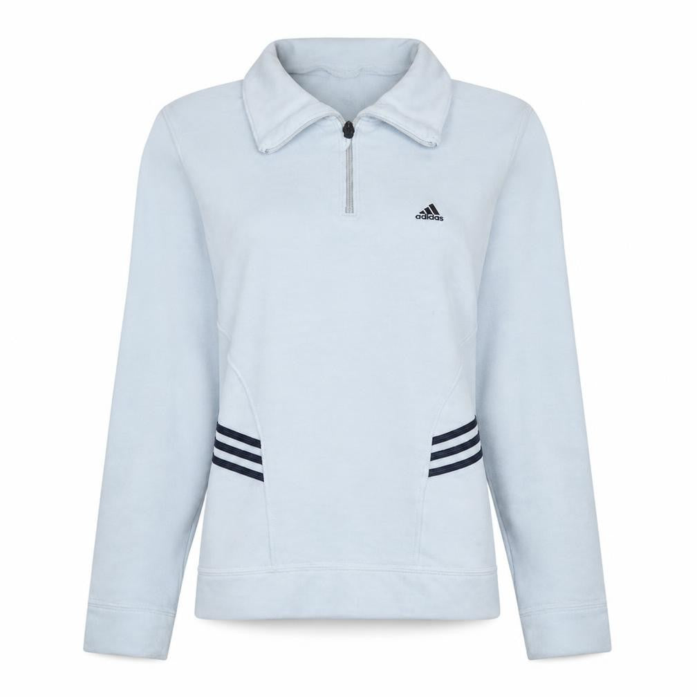 Womens UK Size 12 adidas White Pullover Sweatshirt