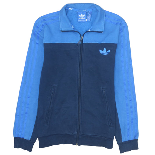 Mens UK Size XS adidas Blue Full Zip Sweatshirt
