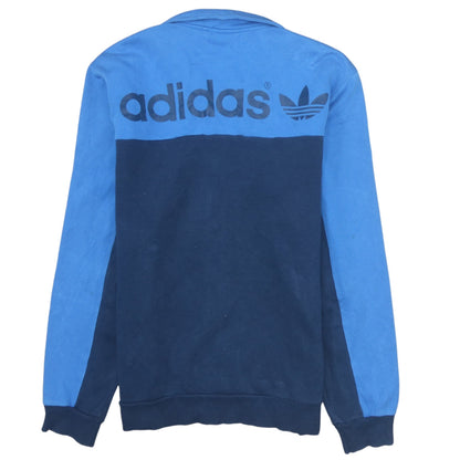 Mens UK Size XS adidas Blue Full Zip Sweatshirt
