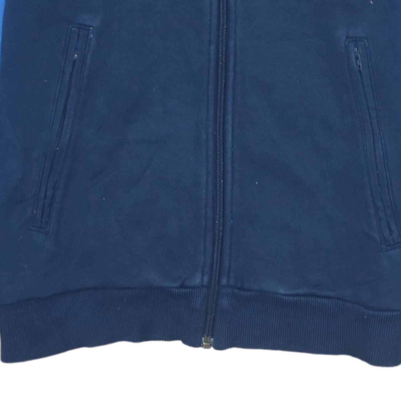 Mens UK Size XS adidas Blue Full Zip Sweatshirt