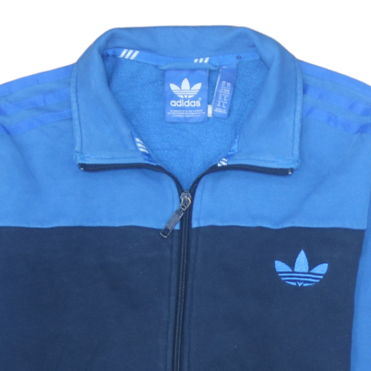Mens UK Size XS adidas Blue Full Zip Sweatshirt