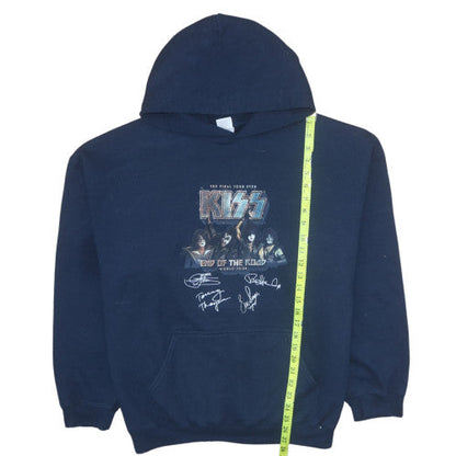 Mens UK Size XL Gildan Blue Pullover Hoodie