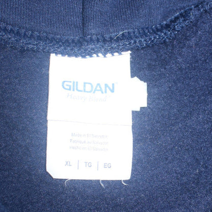 Mens UK Size XL Gildan Blue Pullover Hoodie