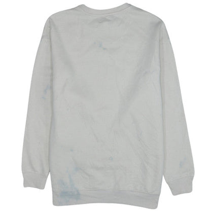 Unisex Adults UK Size XS Def Leppard White Pullover Sweatshirt