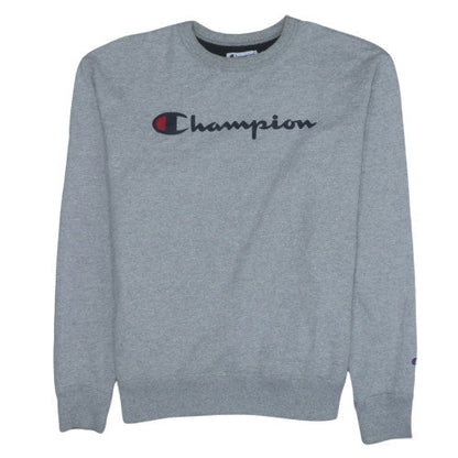 Mens UK Size L Champion Grey Pullover Sweatshirt
