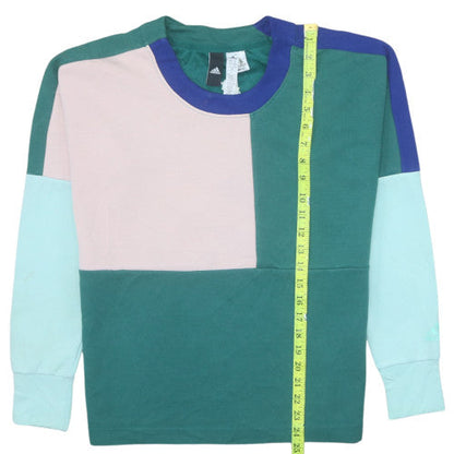 Womens UK Size S adidas Multicoloured Pullover Sweatshirt