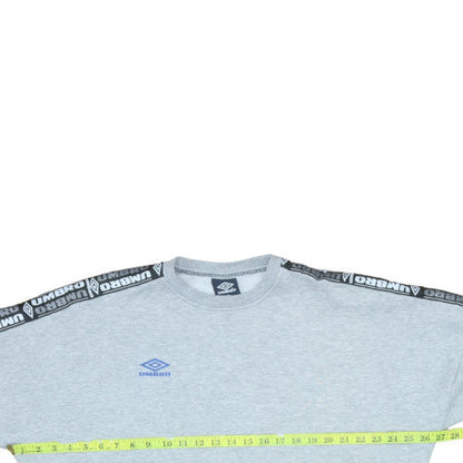 Mens UK Size S Umbro Grey Pullover Sweatshirt