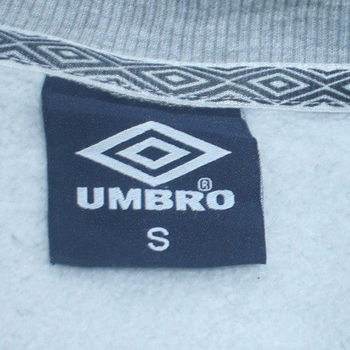 Mens UK Size S Umbro Grey Pullover Sweatshirt