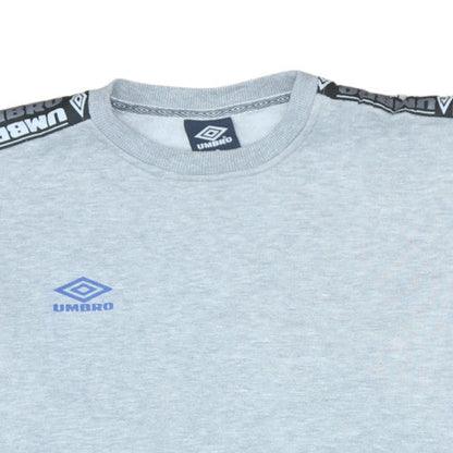 Mens UK Size S Umbro Grey Pullover Sweatshirt